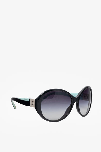 Tiffany & Co. Tiffany Charms Black & Tiffany Blue Interchangeable-Temple Sunglasses