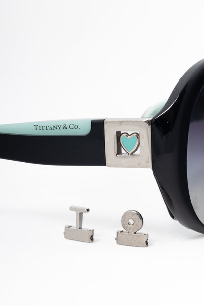 Tiffany & Co. Tiffany Charms Black & Tiffany Blue Interchangeable-Temple Sunglasses