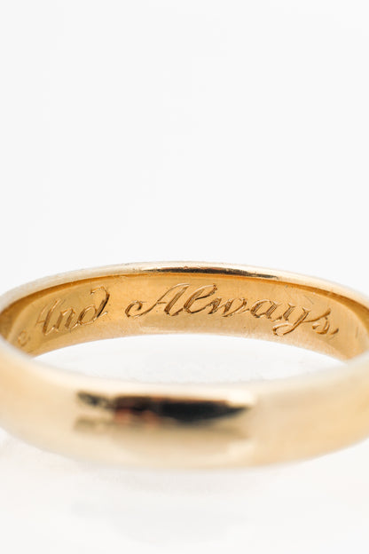 Tiffany & Co. 18k Yellow-Gold Wedding Band