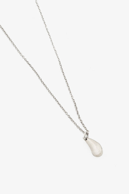 Tiffany & Co. Elsa Peretti Teardrop Sterling Silver Pendant Necklace