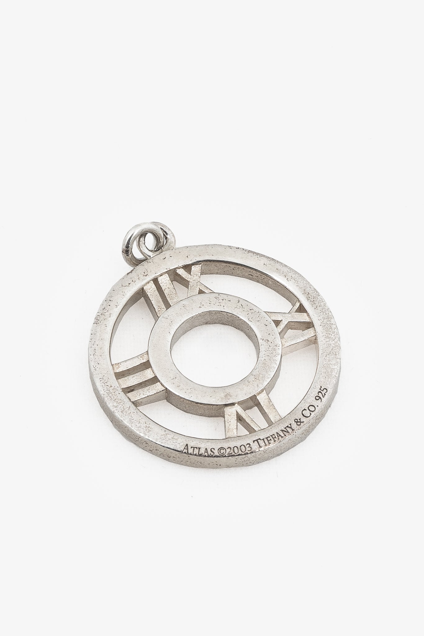 Tiffany & Co. Atlas Sterling Silver Medallion Pendant
