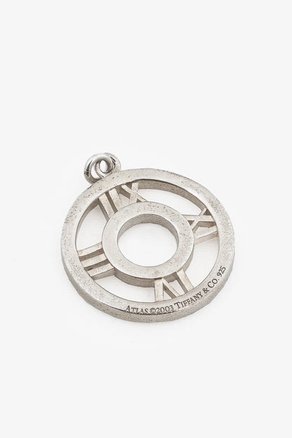 Tiffany & Co. Atlas Sterling Silver Medallion Pendant