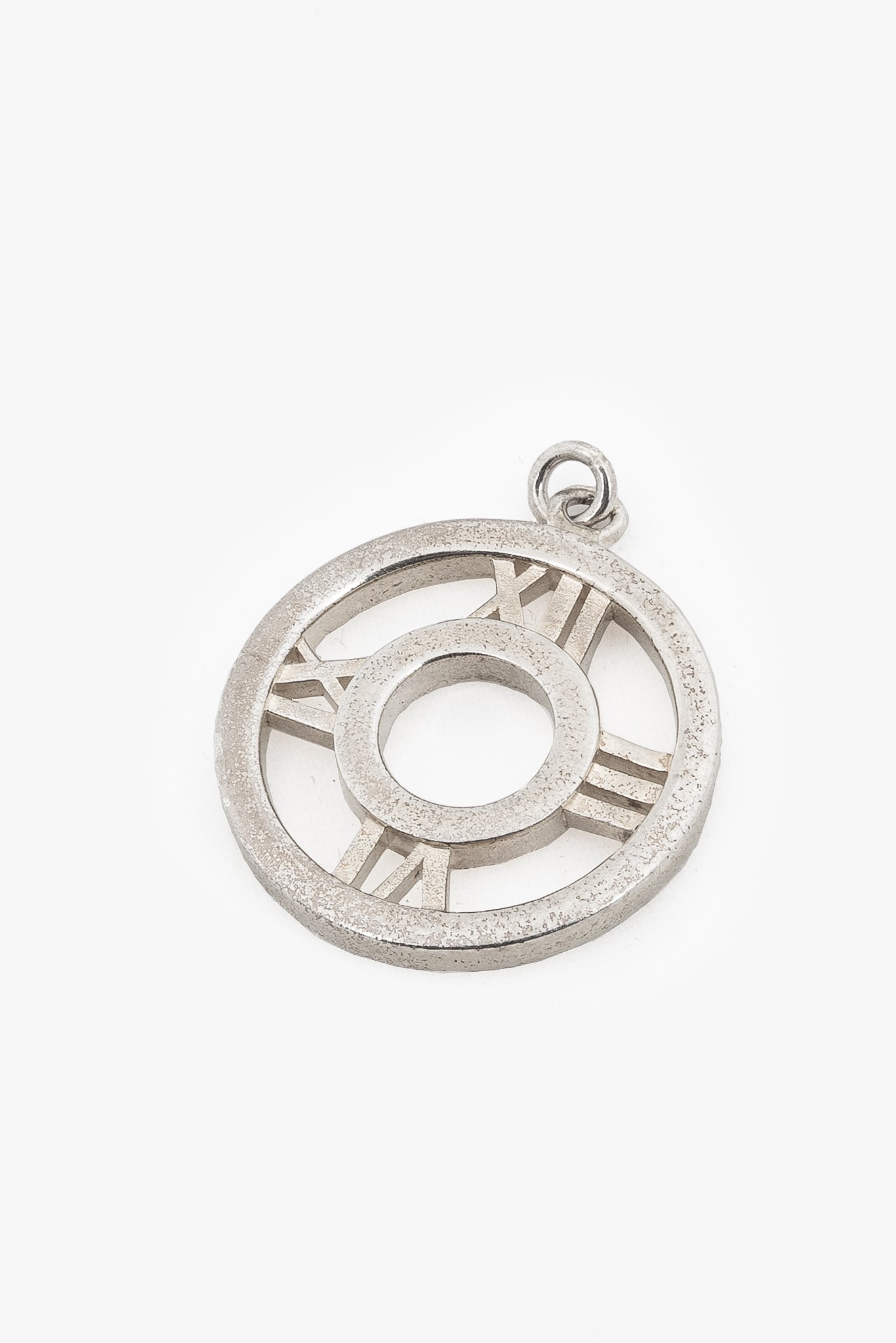 Tiffany & Co. Atlas Sterling Silver Medallion Pendant