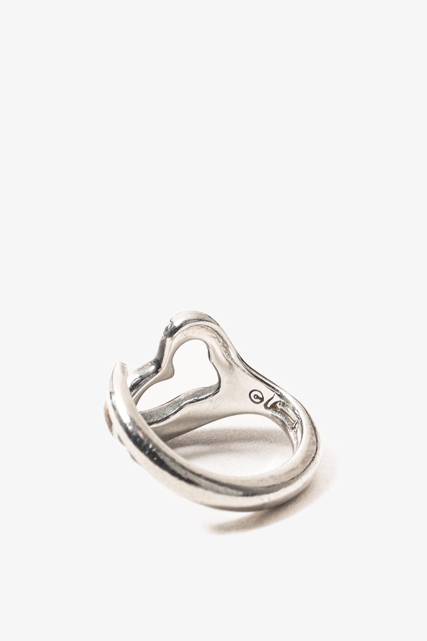 Tiffany & Co. Elsa Peretti Open Heart Sterling Silver Ring