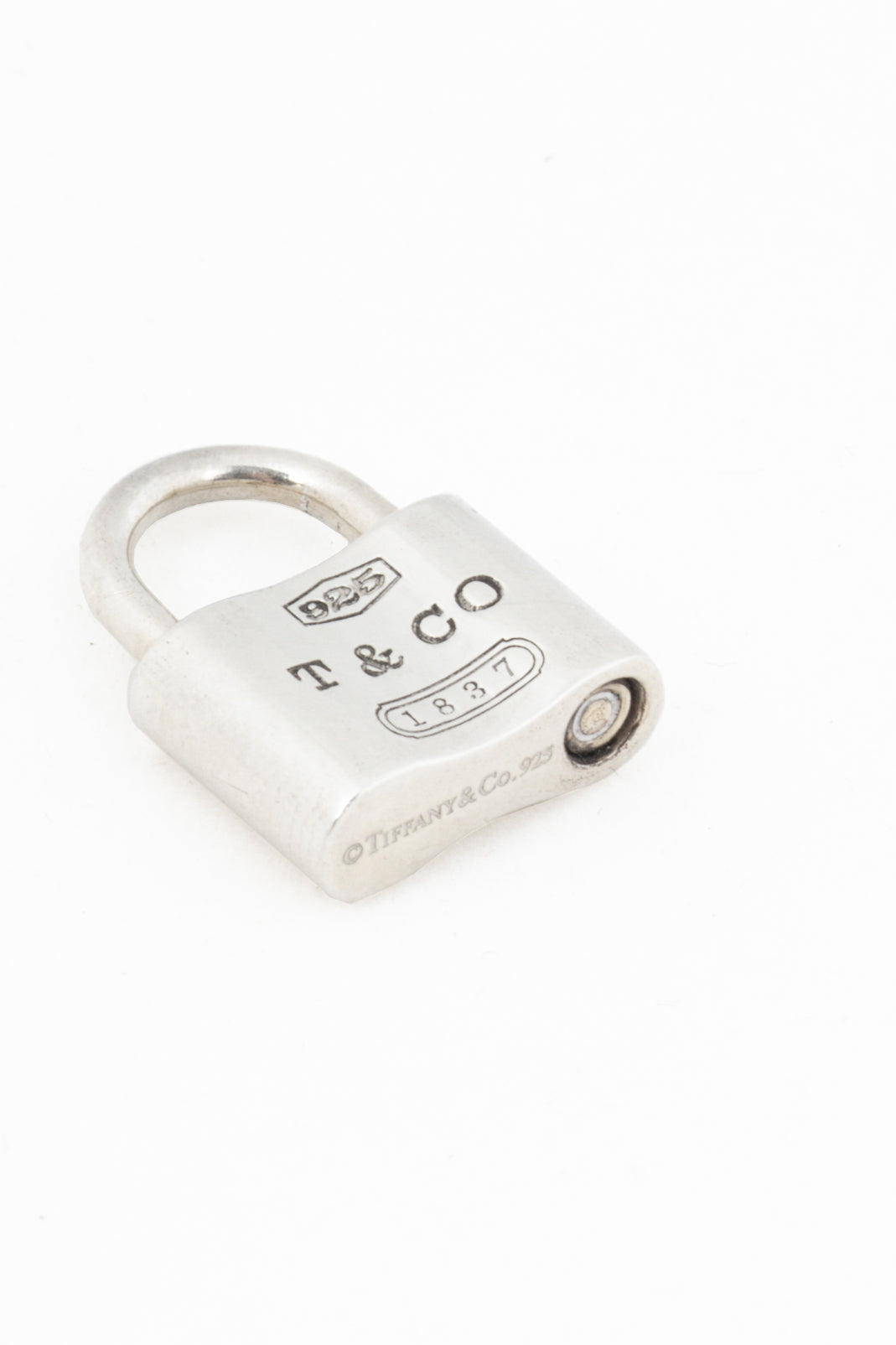 Tiffany & Co. 1837 Sterling Silver Padlock Pendant