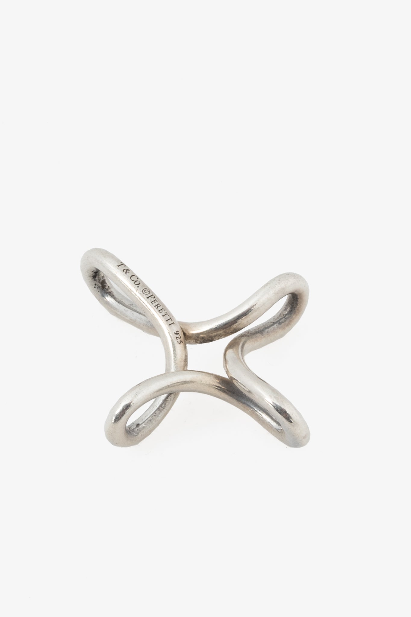 Tiffany & Co. Elsa Peretti Infinity Cross Sterling Silver Pendant