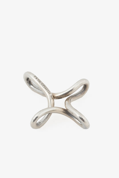 Tiffany & Co. Elsa Peretti Infinity Cross Sterling Silver Pendant