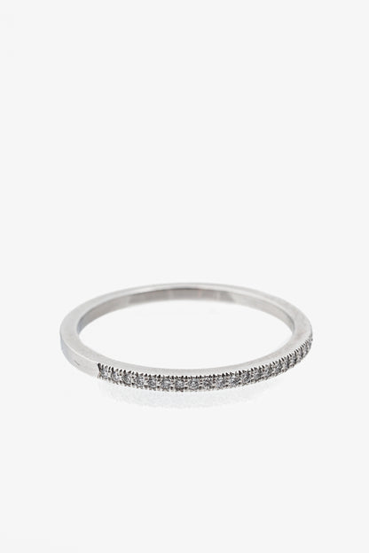 Tiffany & Co. 950 Platinum Lucida Diamond Half Circle Band