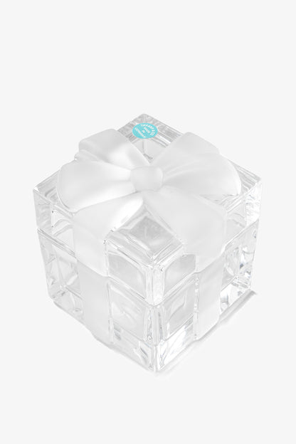 Tiffany & Co. Crystal Trinket Jewelry Bow Wrapped Gift Box