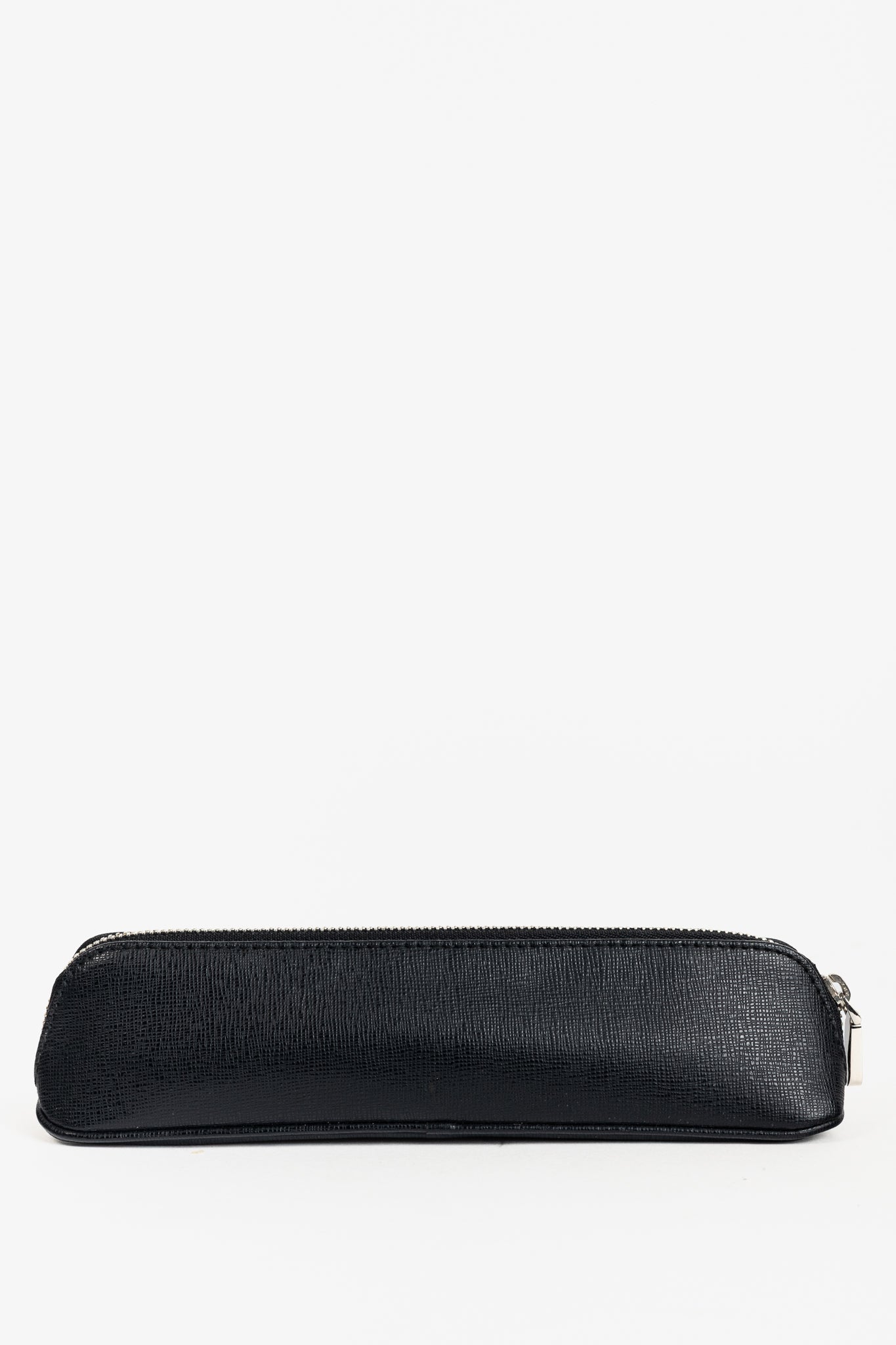 Tiffany & Co. Black Saffiano Leather Pencil Case