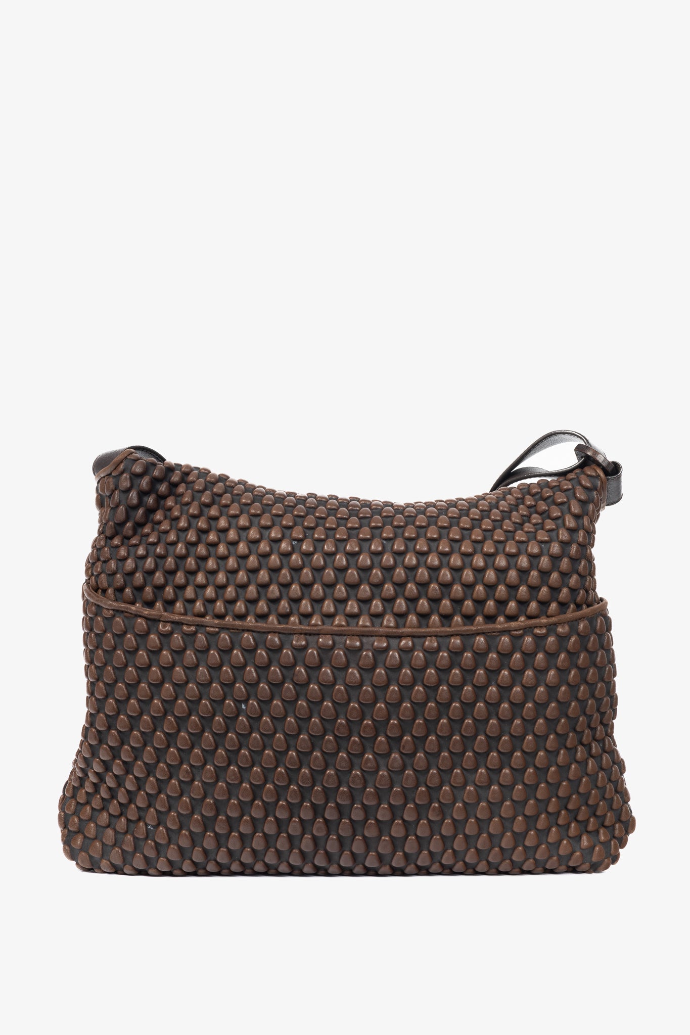 Tissa Fontaneda Biker Chic Cafe Bubble Leather Crossbody