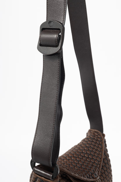 Tissa Fontaneda Biker Chic Cafe Bubble Leather Crossbody
