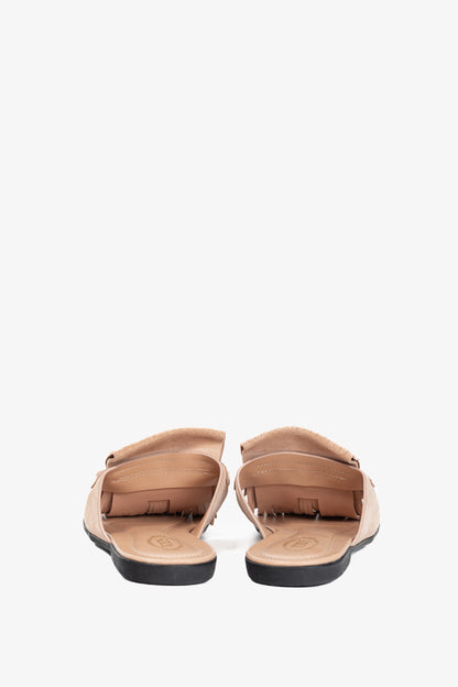 Tod's Sand Gomma Fringed Tassel Flat Thong Sandals