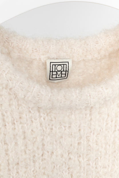 Toteme Espera Dune Merino Wool & Mohair Knit