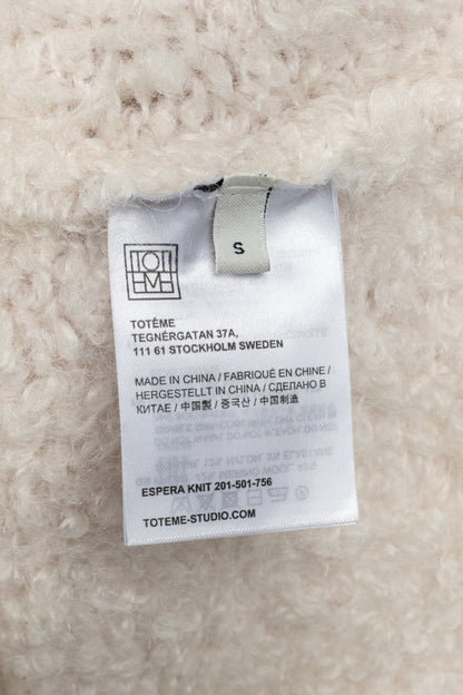 Toteme Espera Dune Merino Wool & Mohair Knit