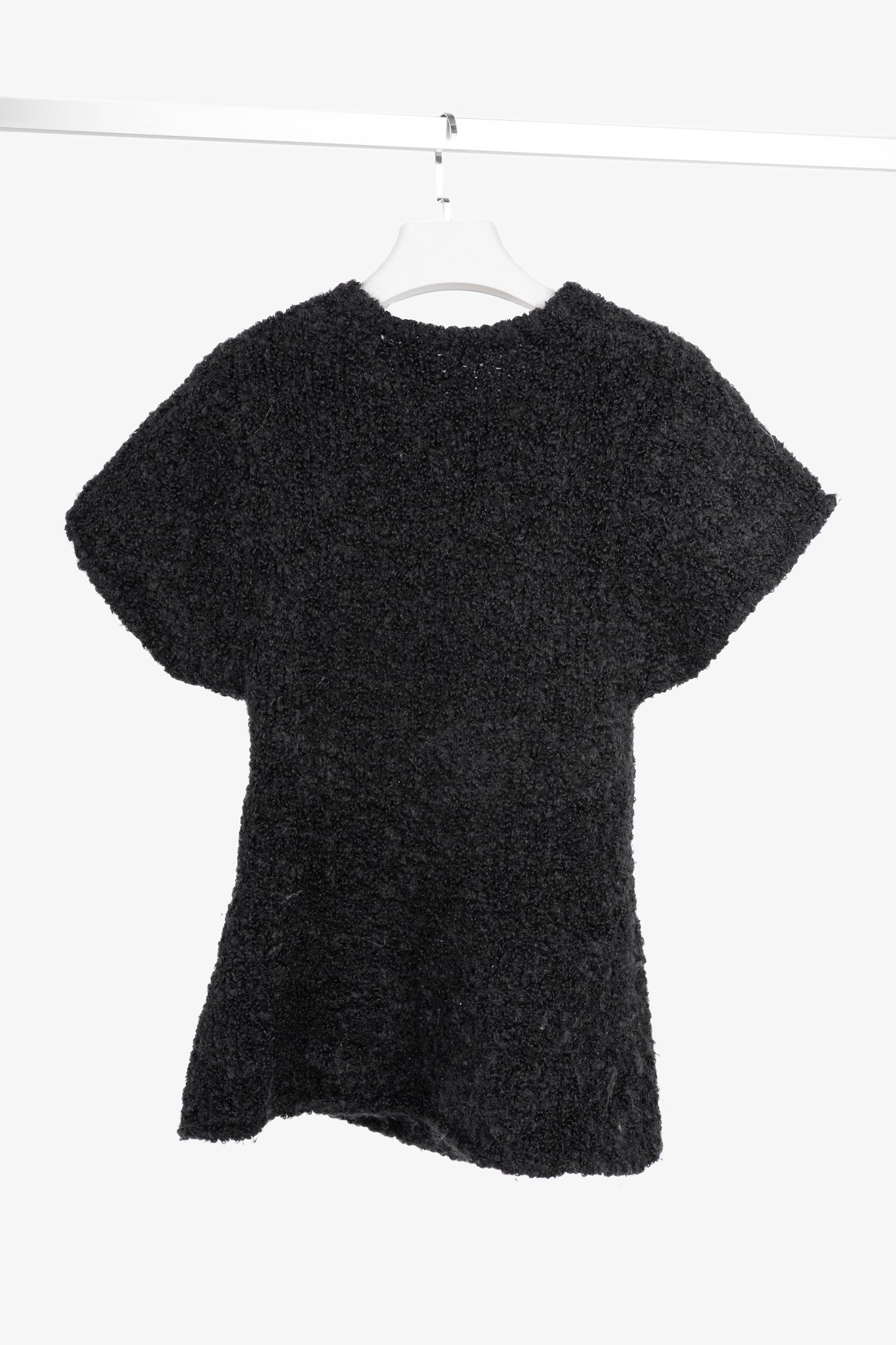 Toteme Espera Black Merino Wool & Mohair Knit