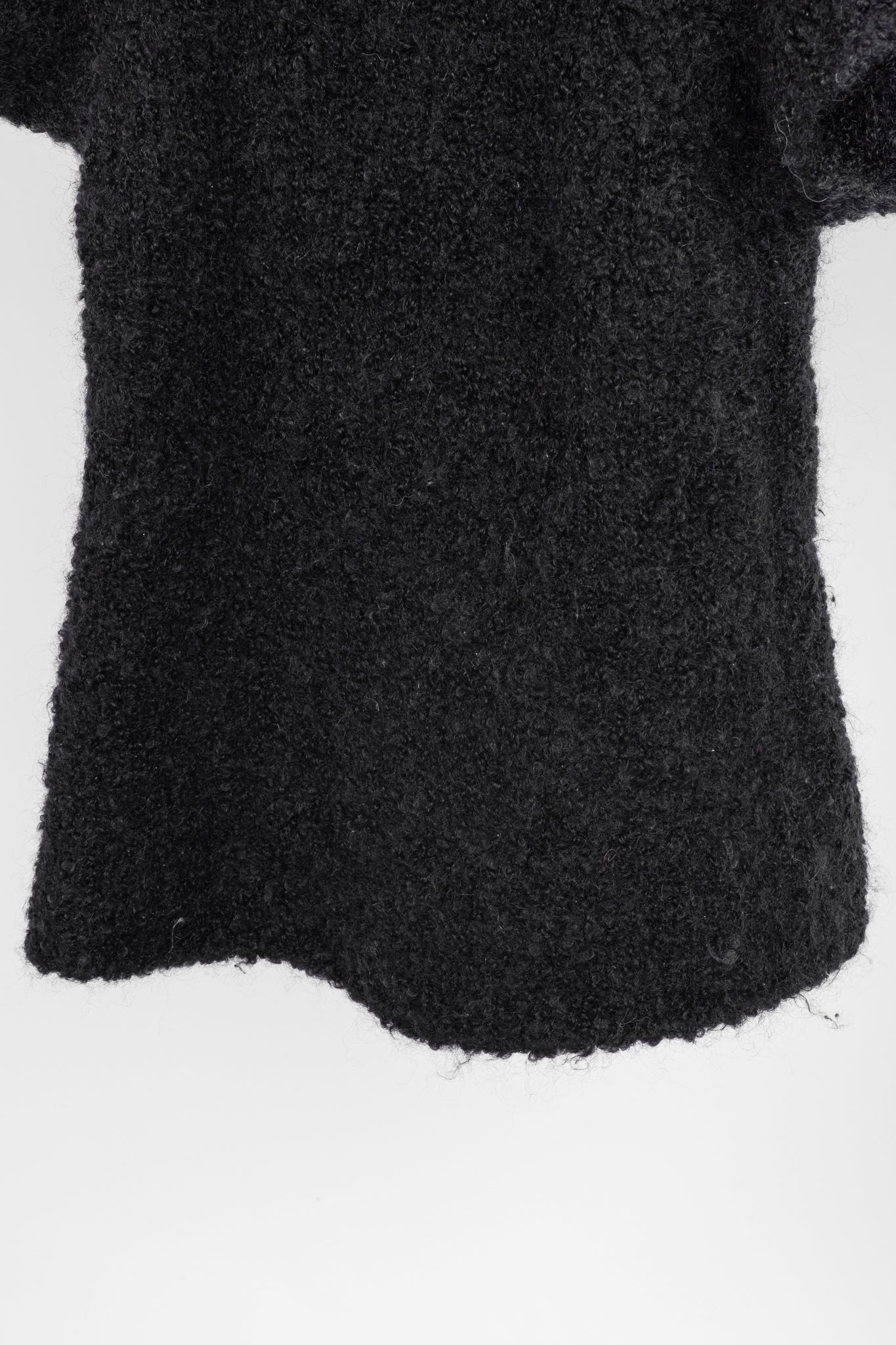 Toteme Espera Black Merino Wool & Mohair Knit