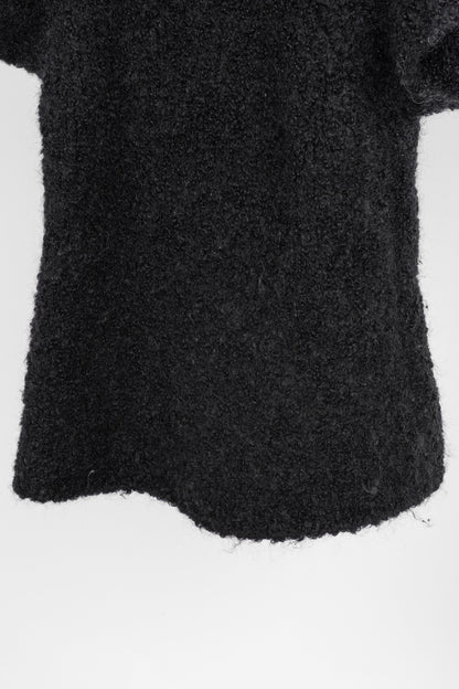 Toteme Espera Black Merino Wool & Mohair Knit