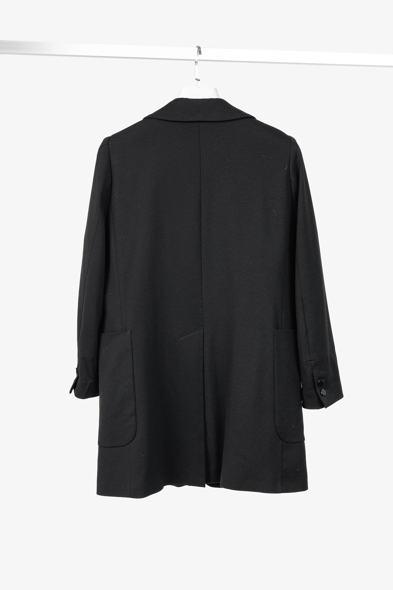 Twinset Black Ponte Long Oversized Blazer