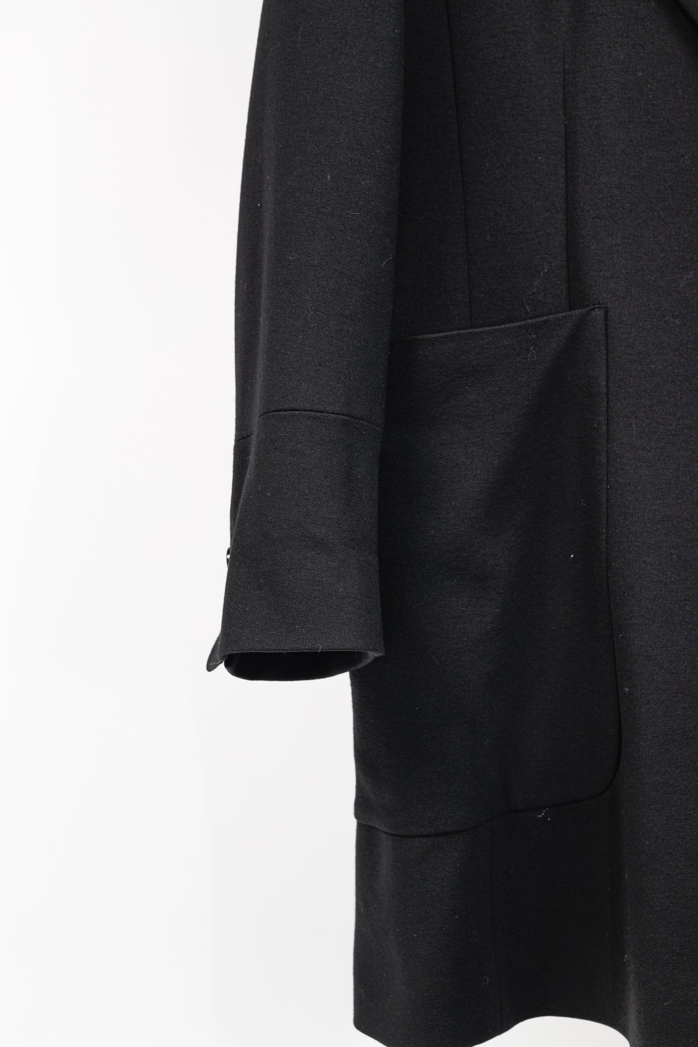 Twinset Black Ponte Long Oversized Blazer