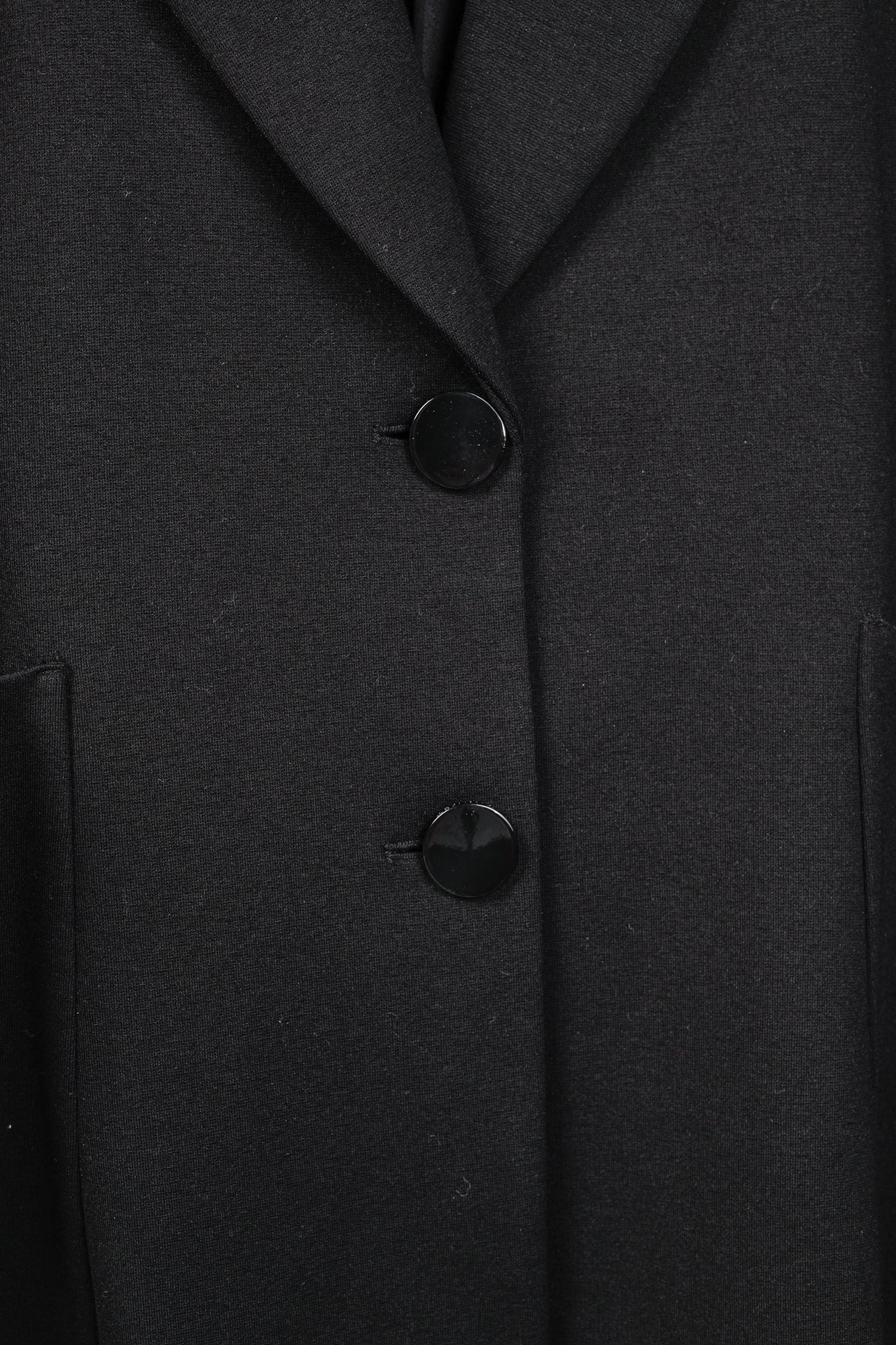 Twinset Black Ponte Long Oversized Blazer