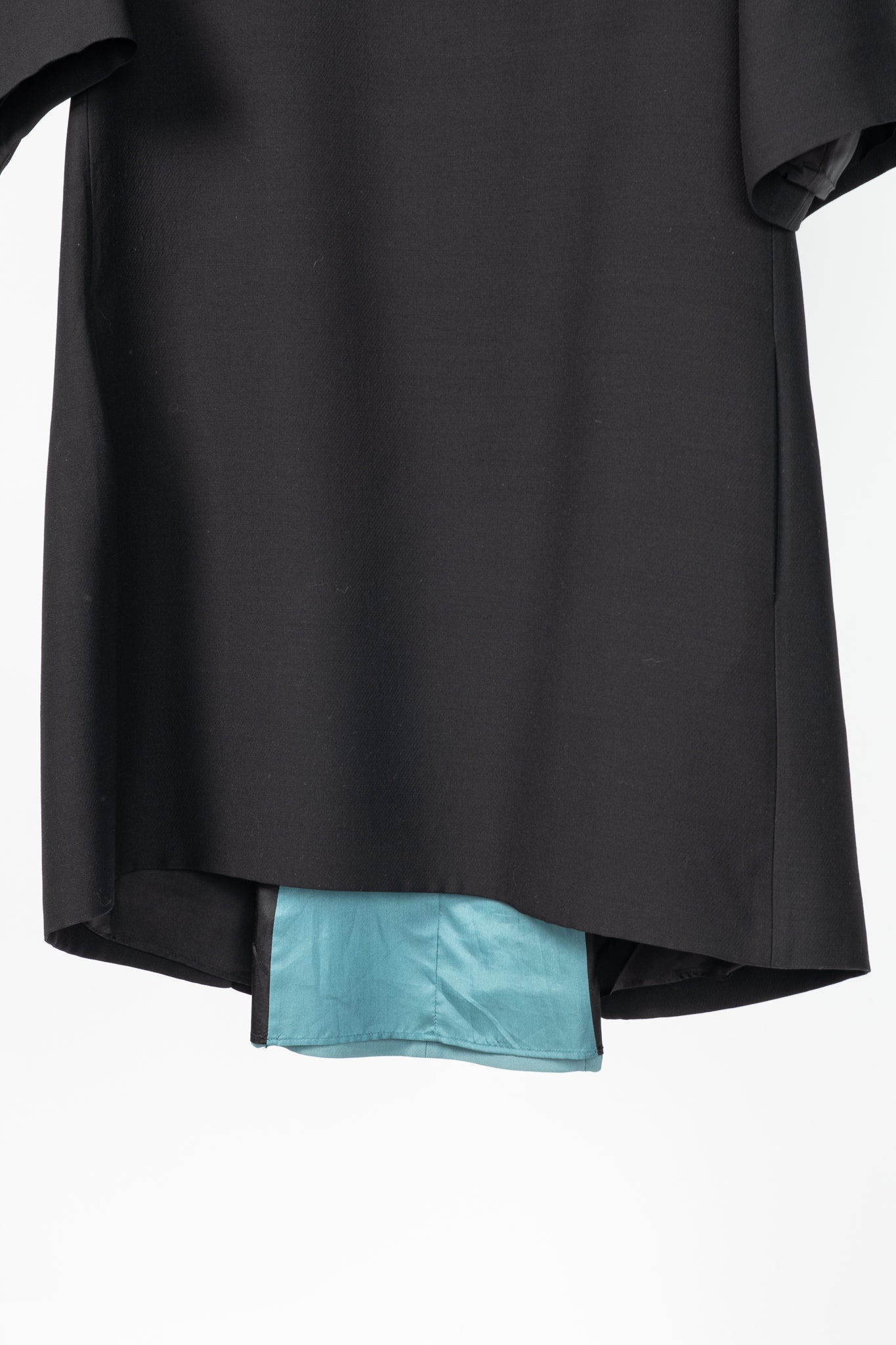 Valentino Black Wool & Silk Cady Bow-Back Mini Dress
