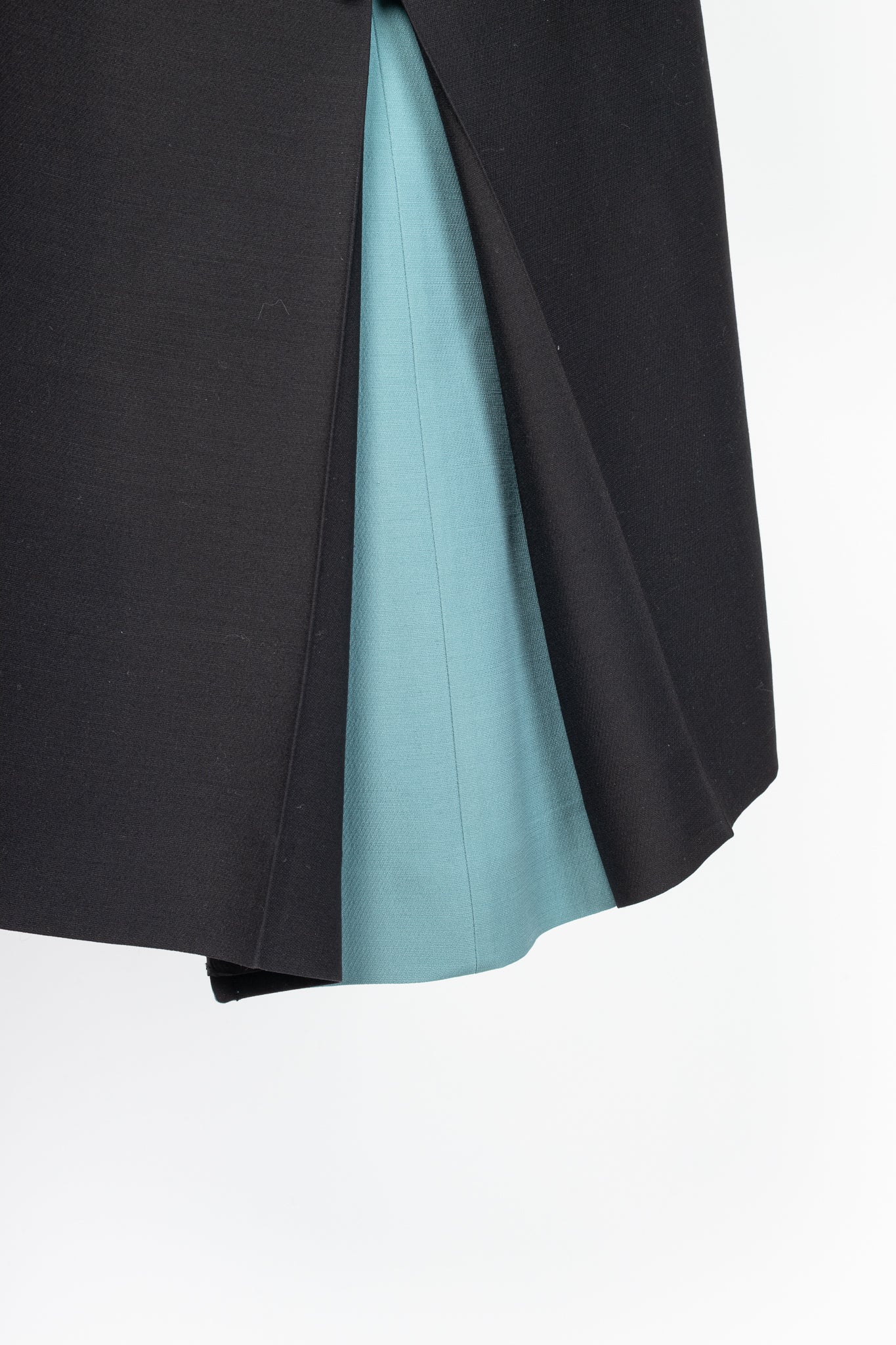 Valentino Black Wool & Silk Cady Bow-Back Mini Dress
