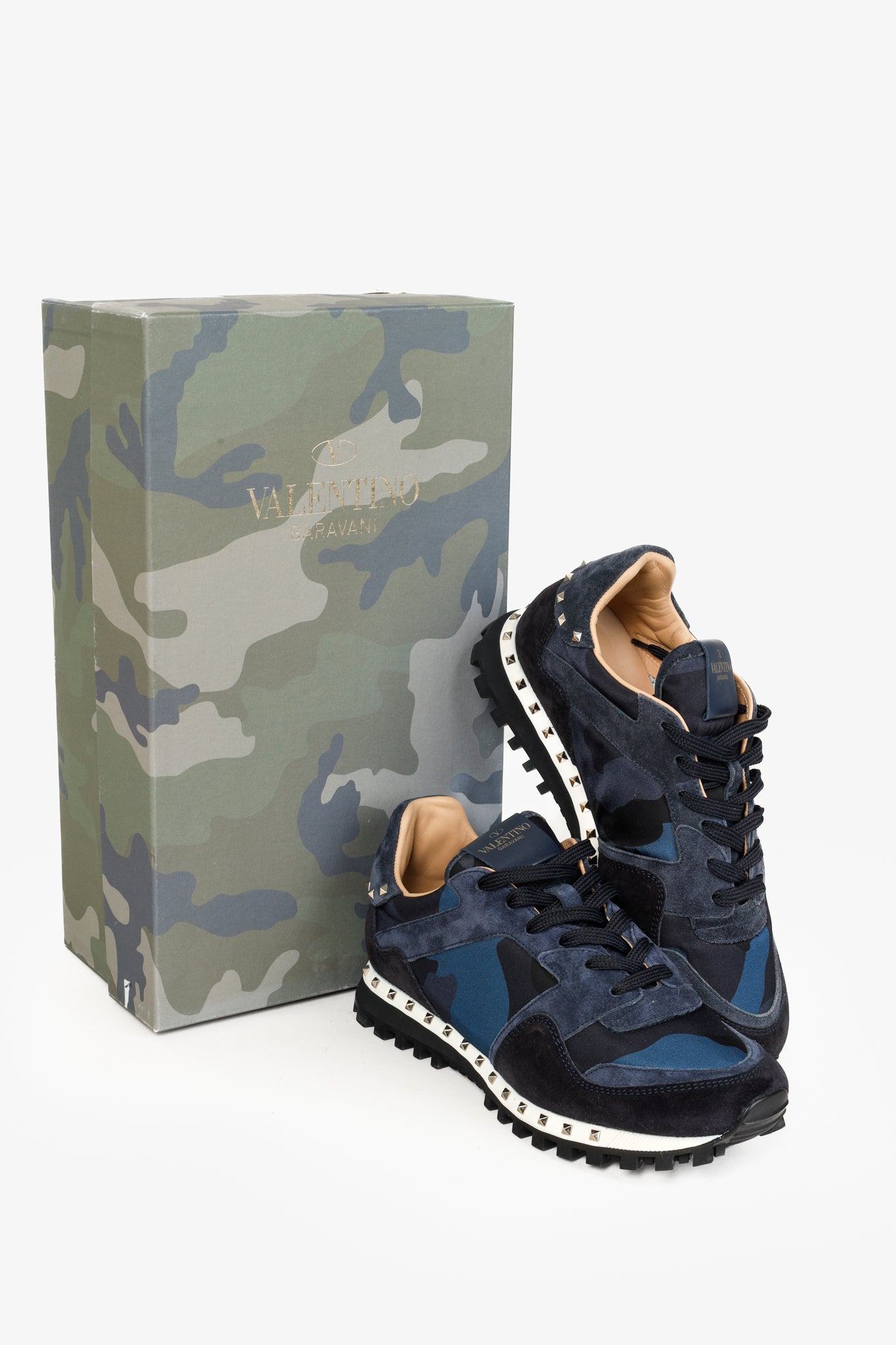 Valentino Garavani TN952Y0 Rockstud Soul Navy Camo sneakers