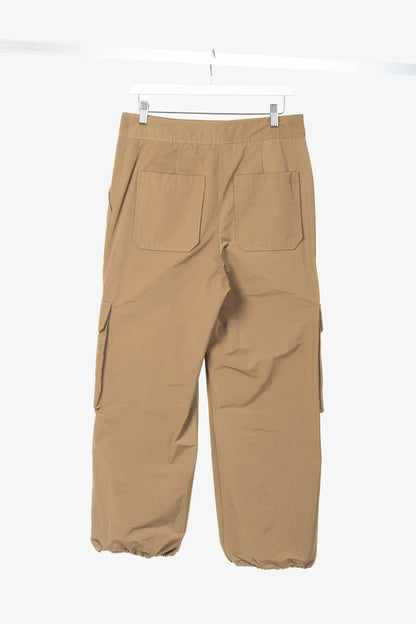 Veronica Beard Dari Sepia Cotton Faille Cargo Pants