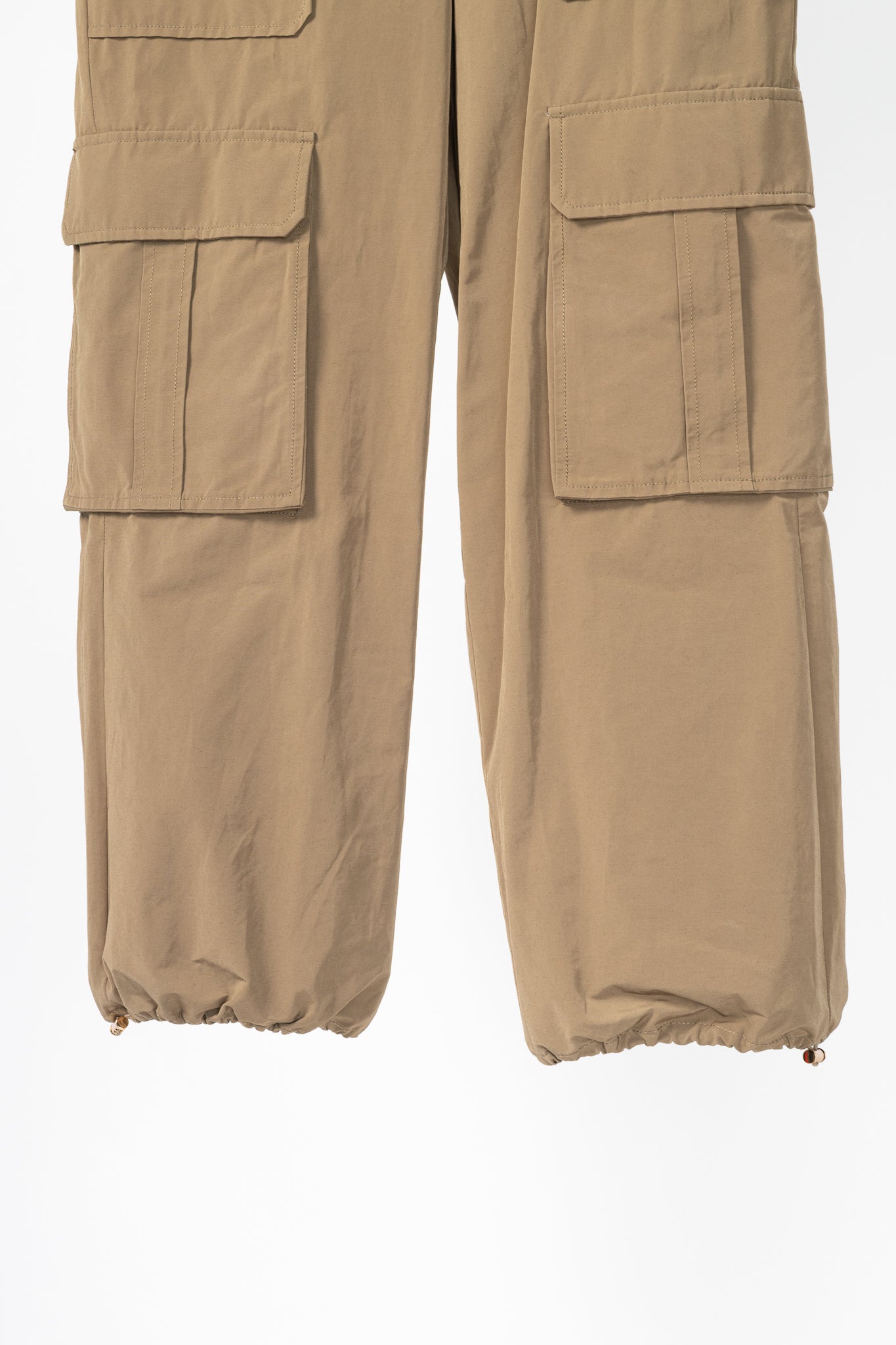 Veronica Beard Dari Sepia Cotton Faille Cargo Pants