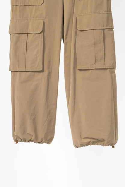 Veronica Beard Dari Sepia Cotton Faille Cargo Pants