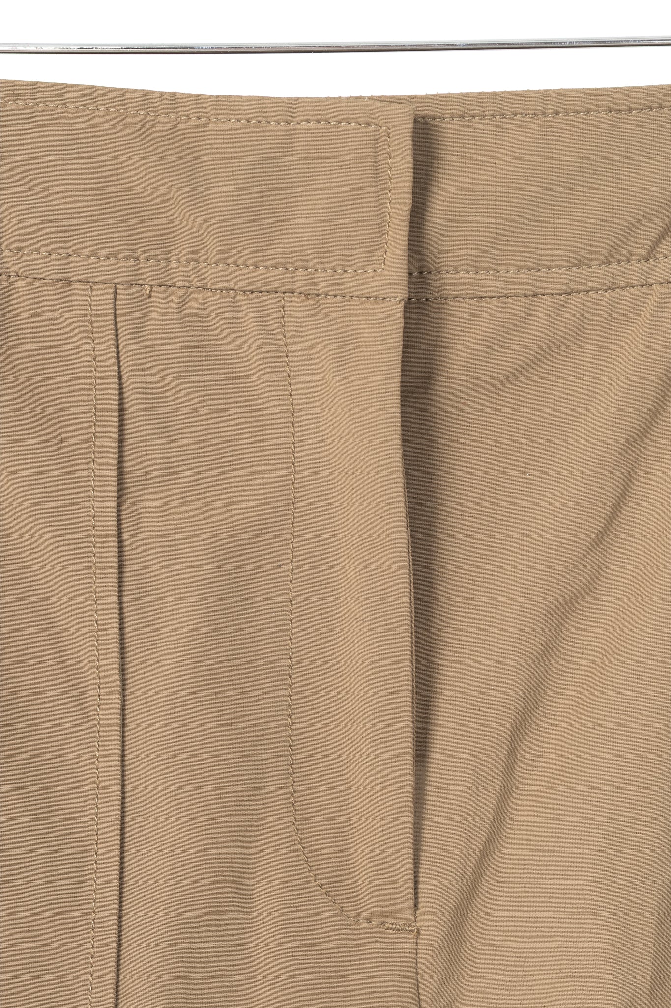 Veronica Beard Dari Sepia Cotton Faille Cargo Pants