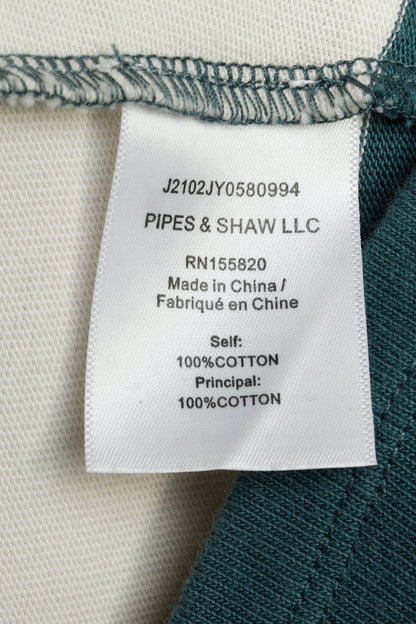 Veronica Beard Jeans Tyla Teal and Ecru Striped Knot-Front Tee Dress