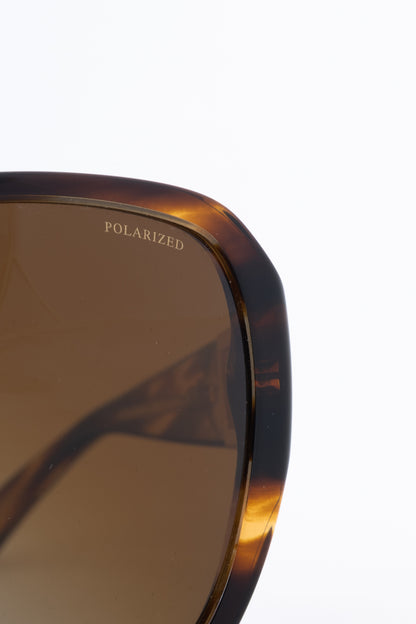 Versace VE4242B Brown Tortoiseshell Crystal-Medusa Sunglasses