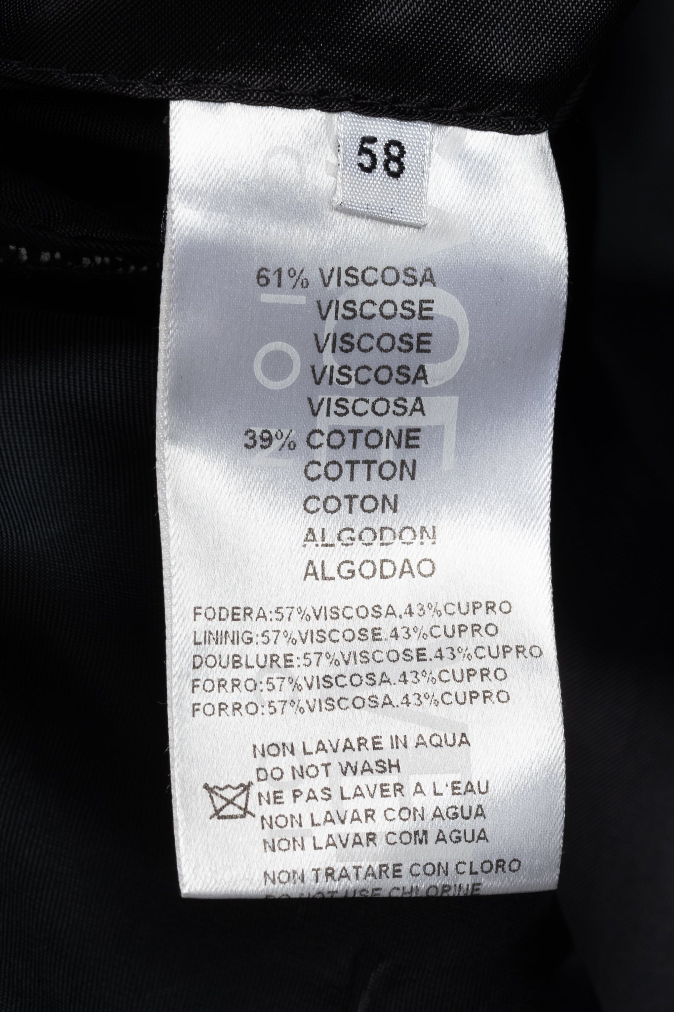 Versace Collection White & Black Herringbone Tweed Blazer