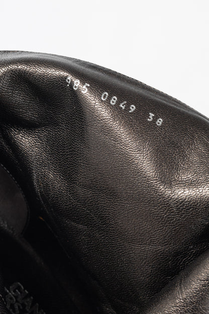 Gianni Versace Camel & Brown Cheetah Calf-Hair Booties