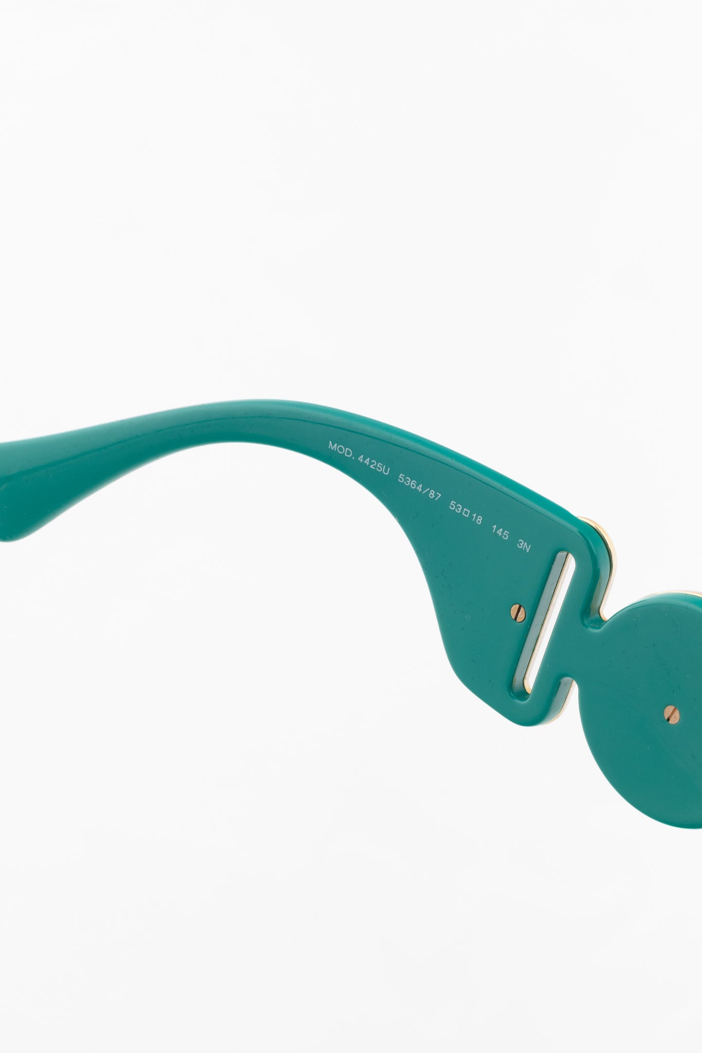 Versace VE4425U Green Medusa-Logo Rectangular Sunglasses