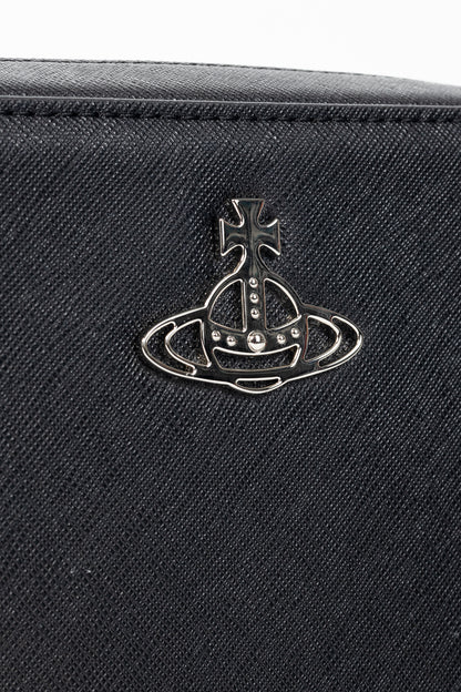 Vivienne Westwood Melih Black Vegan Leather Camera Bag