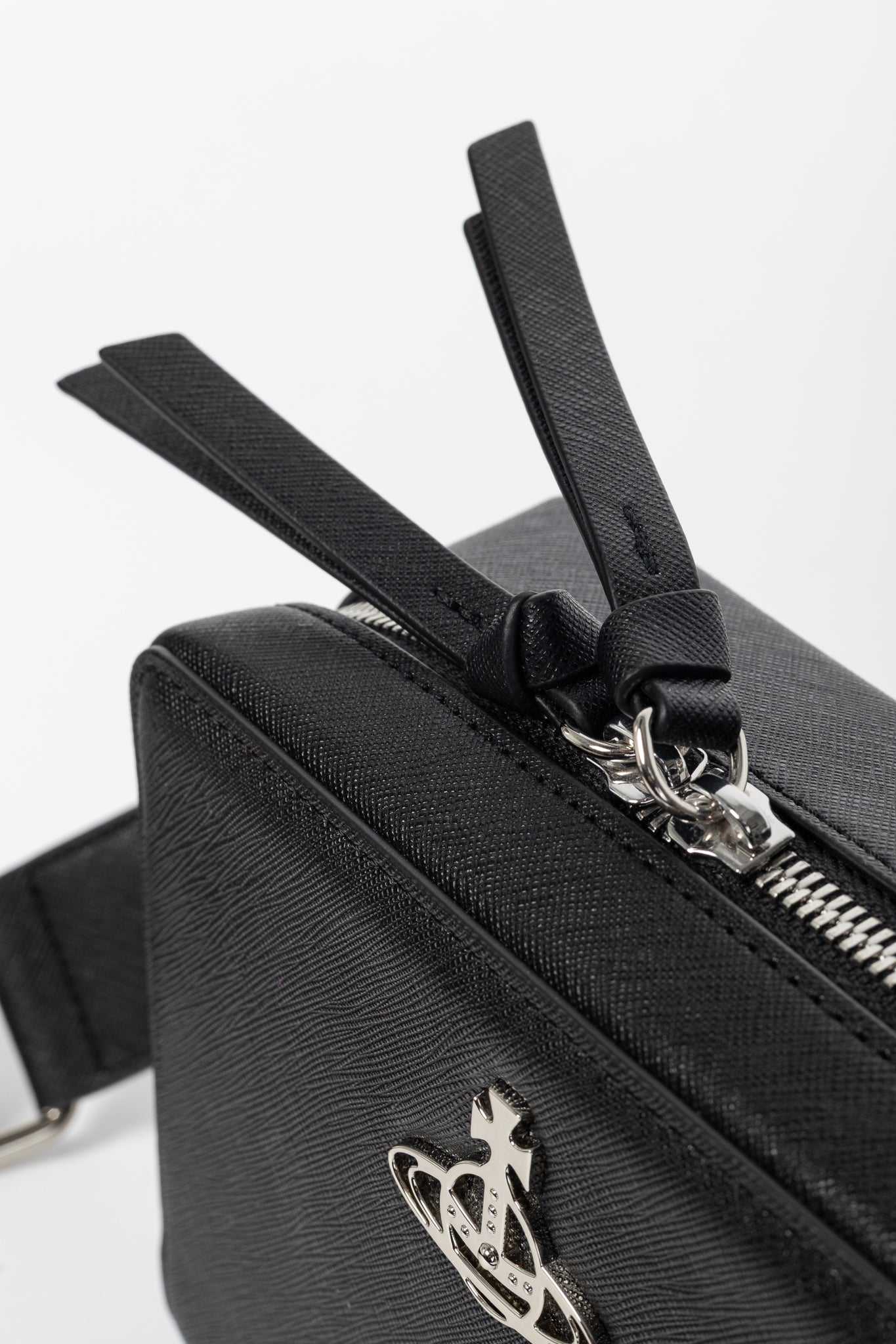 Vivienne Westwood Melih Black Vegan Leather Camera Bag