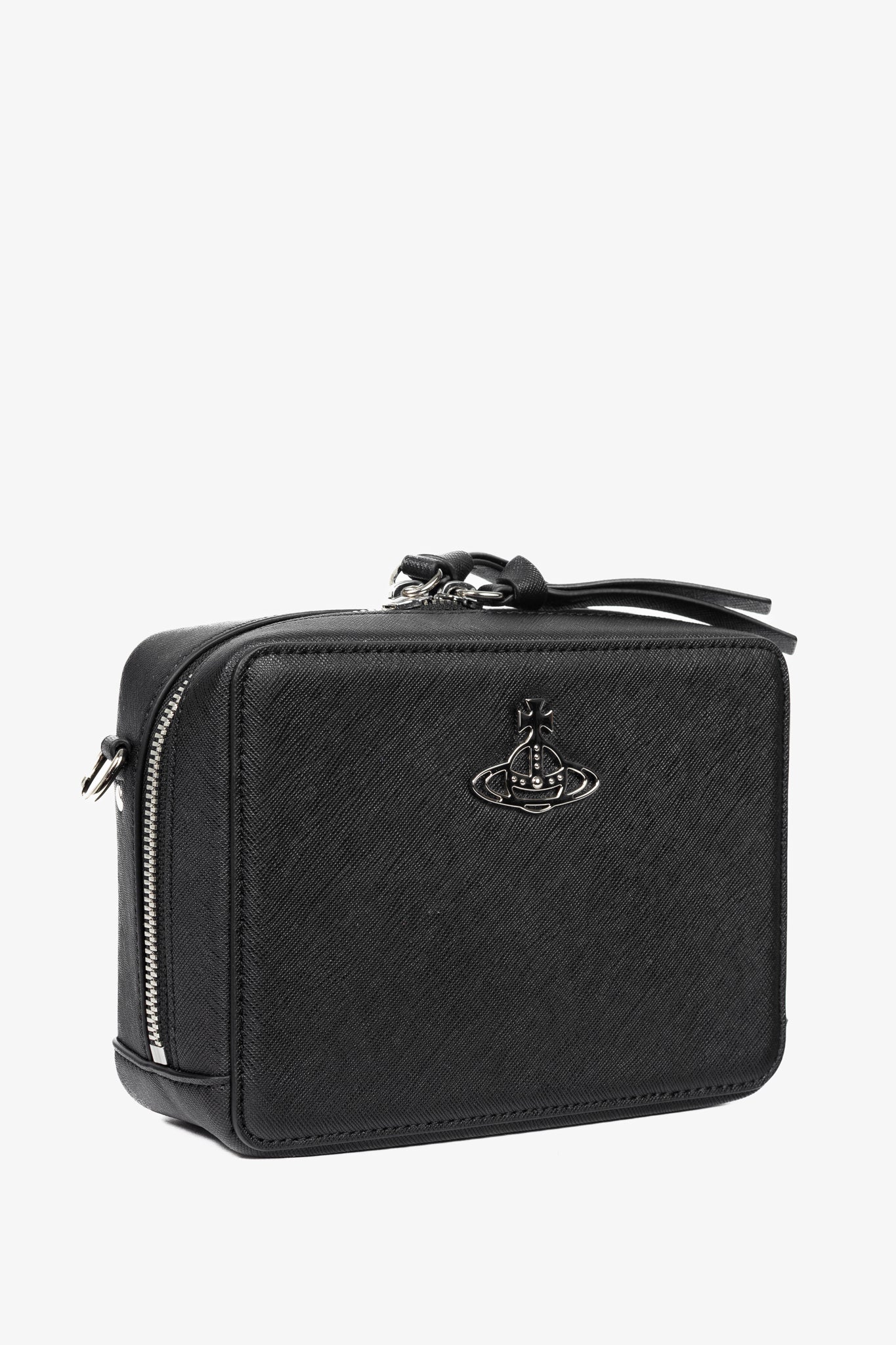 Vivienne Westwood Melih Black Vegan Leather Camera Bag