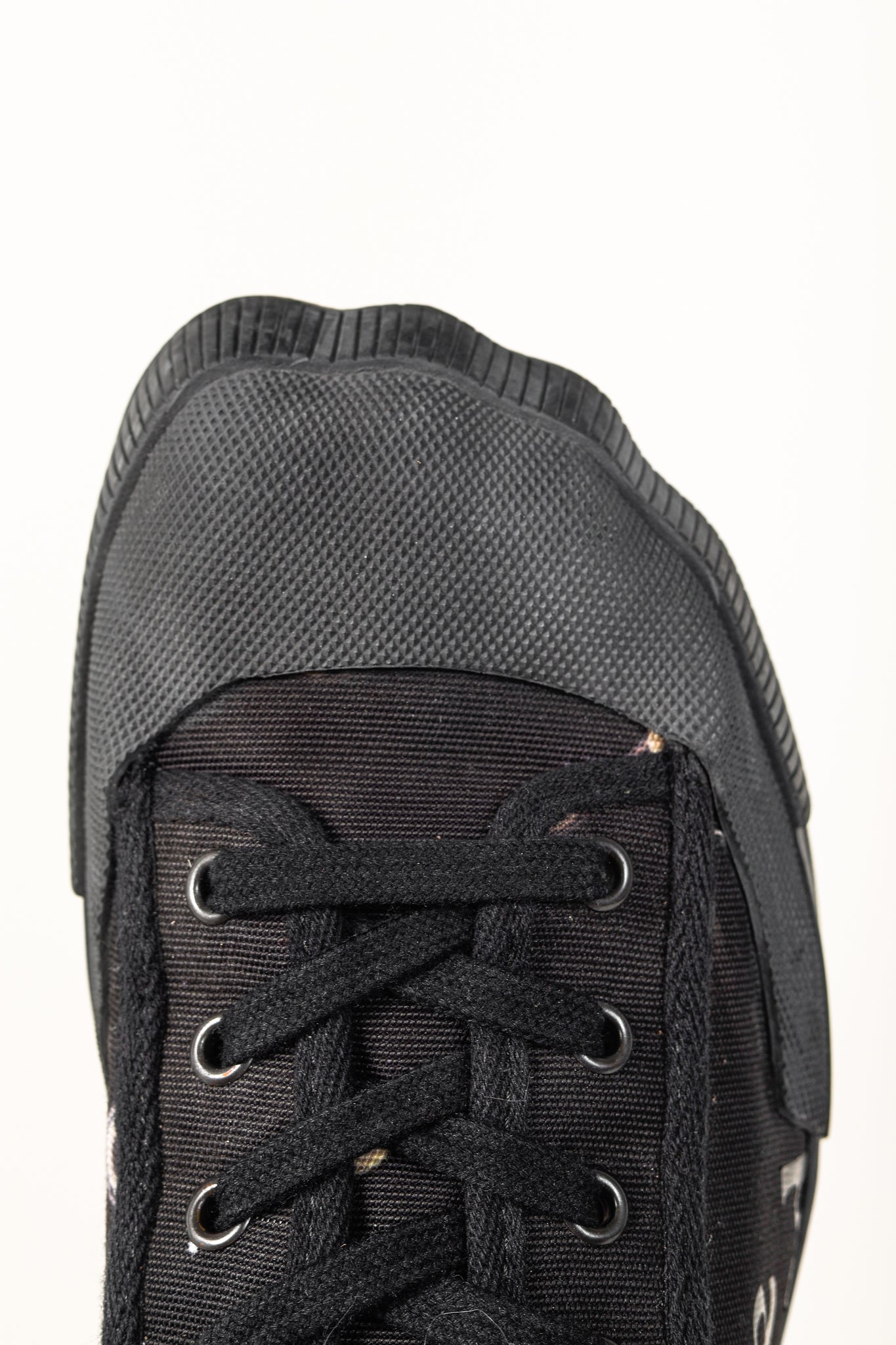 Vivienne Westwood Black Canvas Jupiter Animal Toe Trainers