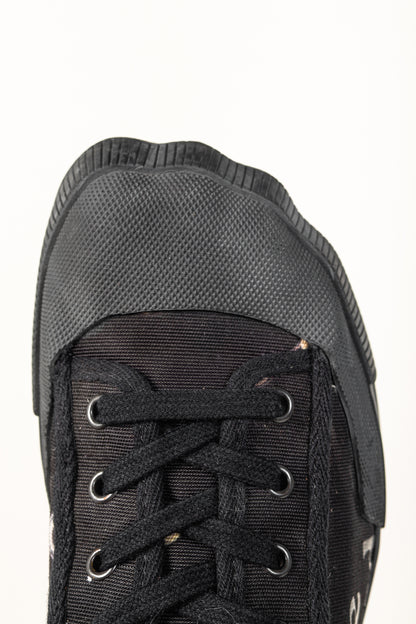 Vivienne Westwood Black Canvas Jupiter Animal Toe Trainers