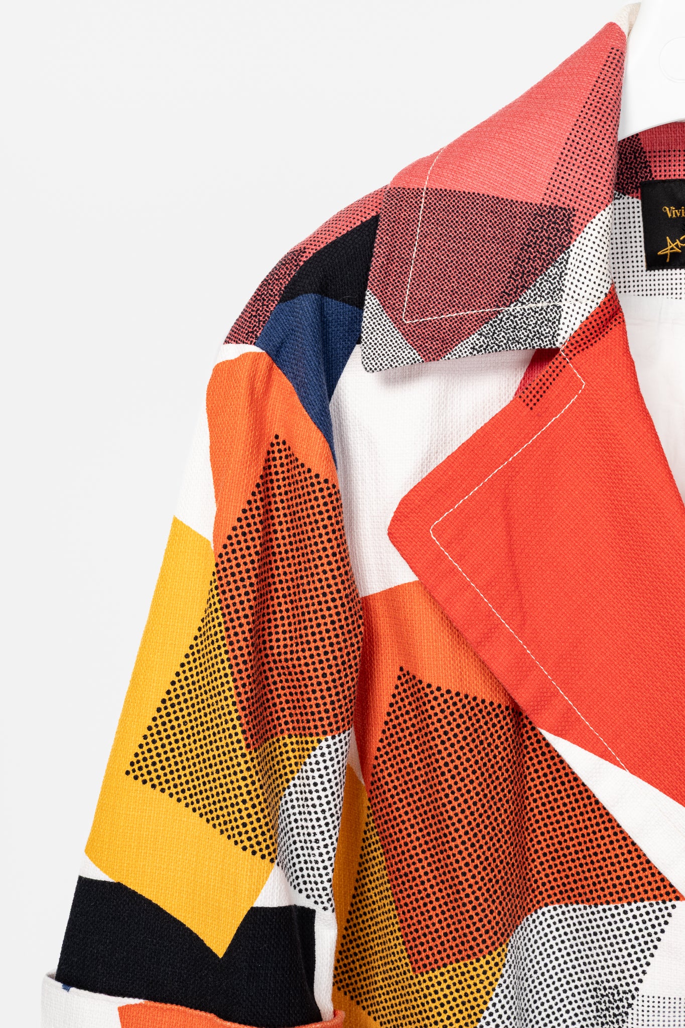 Vivienne Westwood Anglomania Multicolour Geometric Oversized Jacket