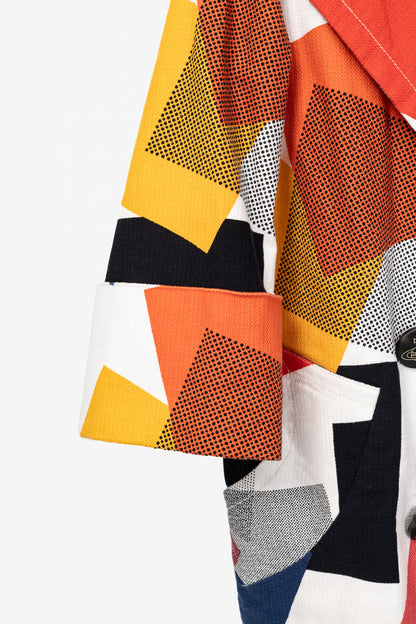 Vivienne Westwood Anglomania Multicolour Geometric Oversized Jacket