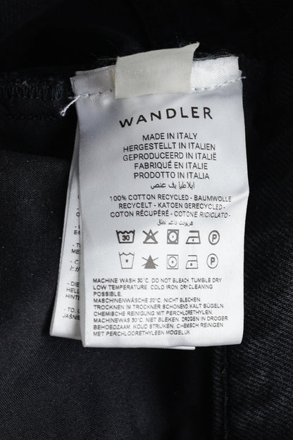 Wandler Carnation Black Straight-Leg Jeans