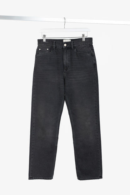 Wandler Carnation Black Straight-Leg Jeans