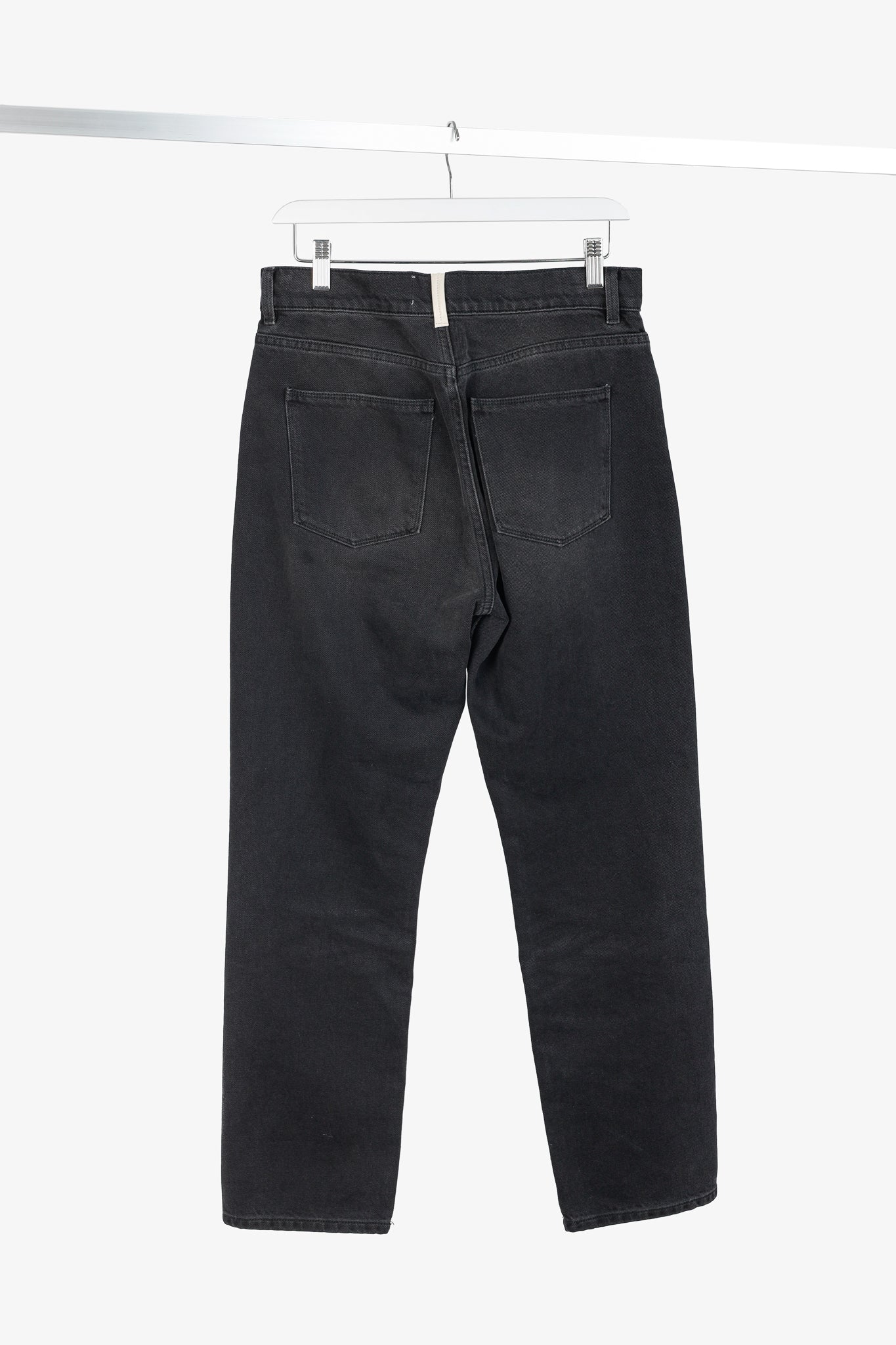 Wandler Carnation Black Straight-Leg Jeans