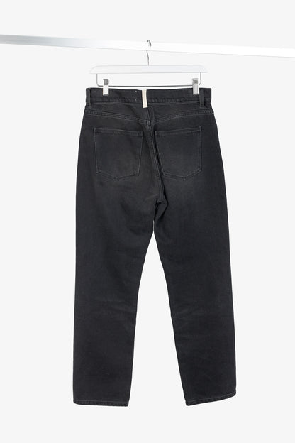 Wandler Carnation Black Straight-Leg Jeans