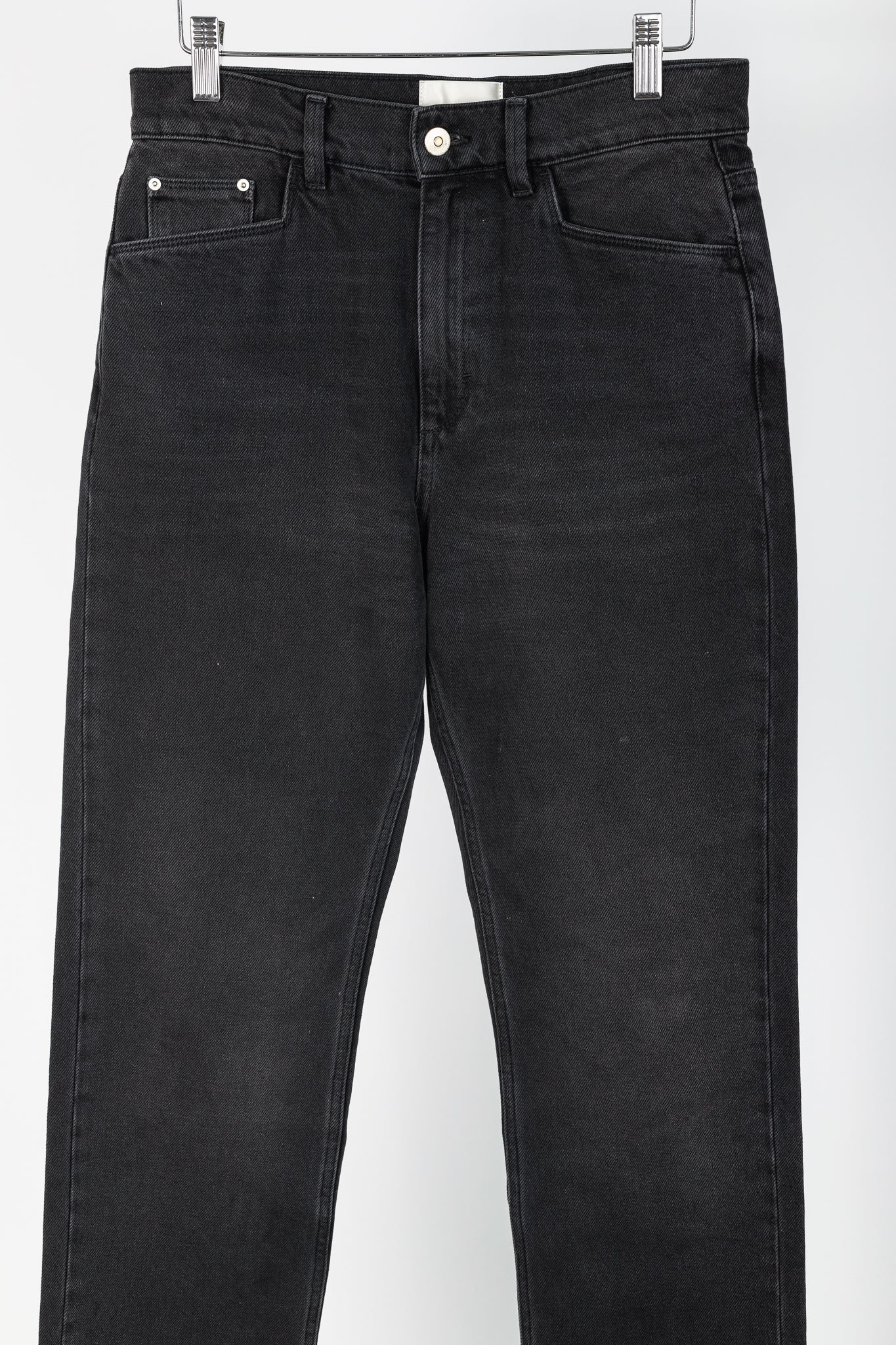 Wandler Carnation Black Straight-Leg Jeans
