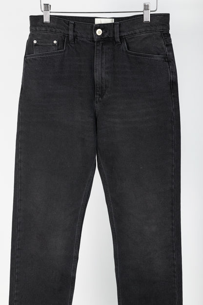 Wandler Carnation Black Straight-Leg Jeans